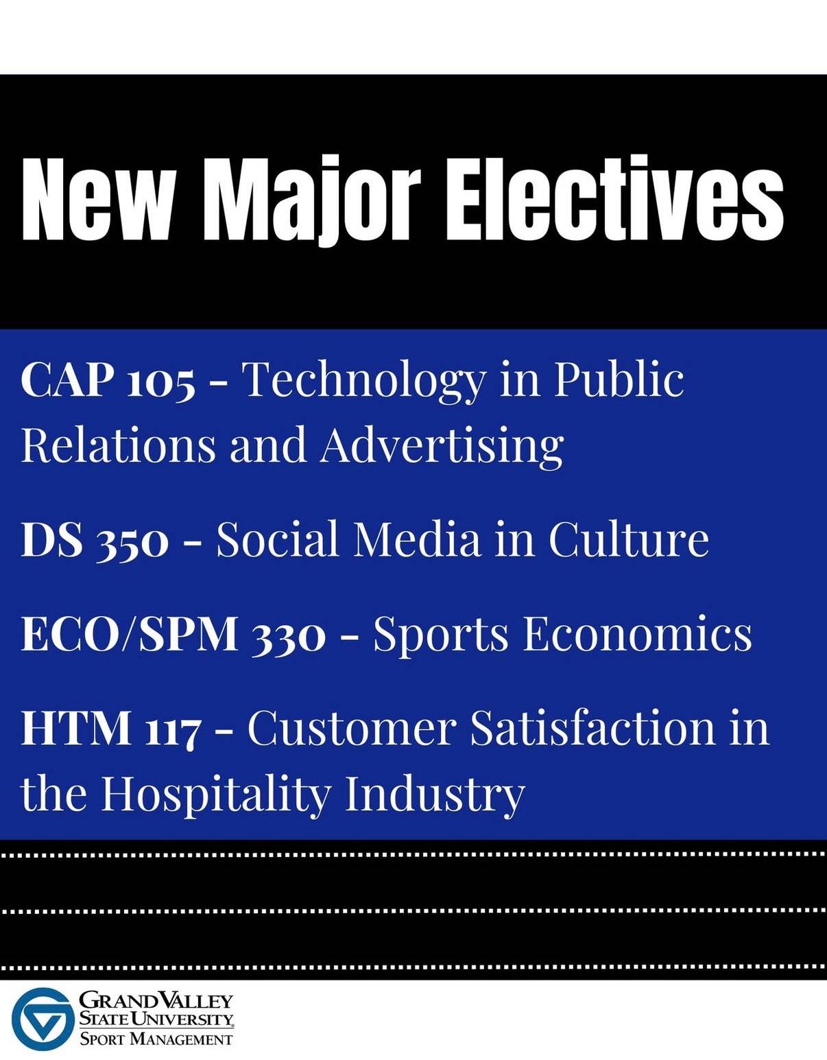 What's New Major Electives?